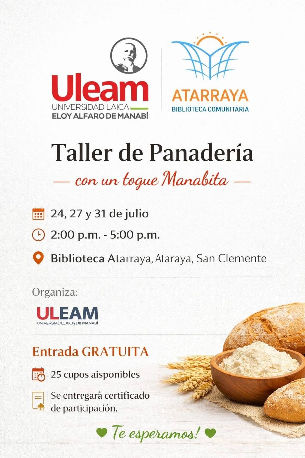 Baking Workshop with a Manabí Touch