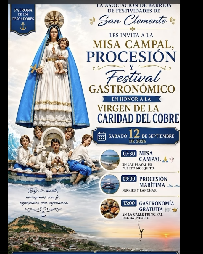 Outdoor Mass, Maritime Procession and Food Festival