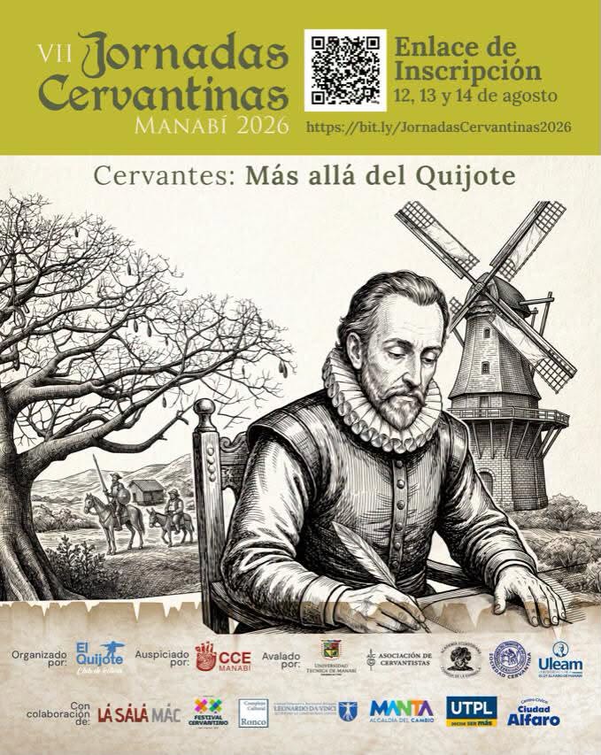 VII Jornadas Cervantinas Manabí 2026: Más allá del Quijote