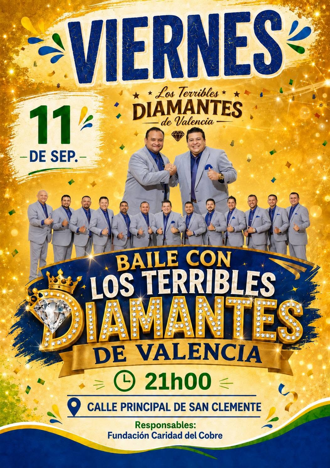 Baile con Los Terribles Diamantes de Valencia