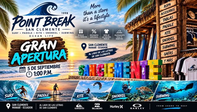 Gran Apertura de Point Break San Clemente