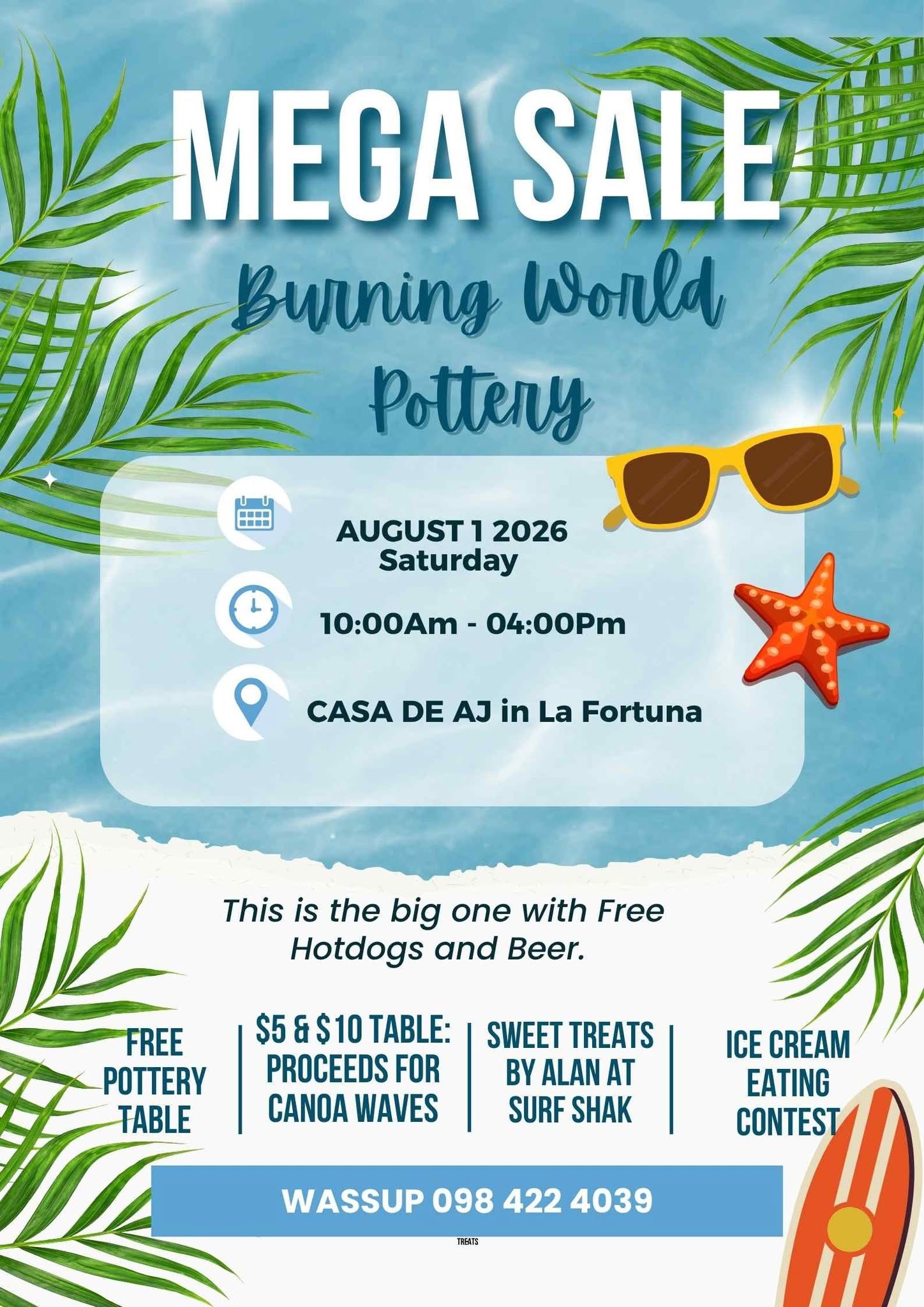 Burning World Pottery Mega Sale